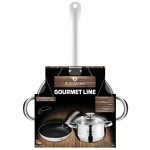 Blaumann Σετ Μαγειρικά Σκεύη 3τμχ Ανοξείδωτο Ατσάλι Gourmet Line BL-3180